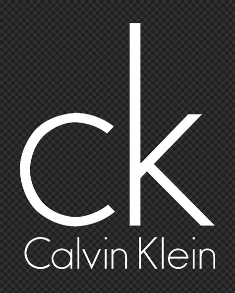 calvin klein logo png white
